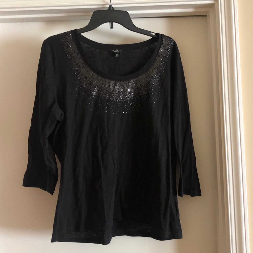 Talbots Sequin Tee